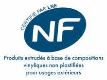 Marque NF profil&eacute;s PVC portails