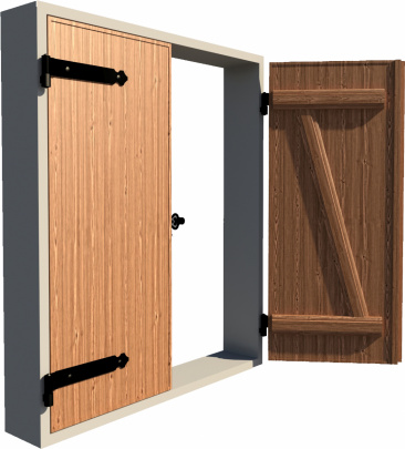 A panneau avec ou sans le traditionnel &laquo;Z&raquo; barres et &eacute;charpe