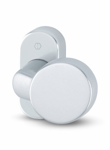 Poign&eacute;e pali&egrave;re coloris argent