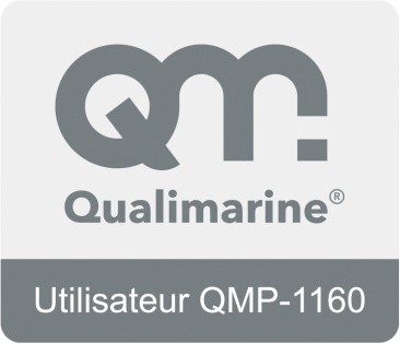 Logo QM alu laqué certifié
