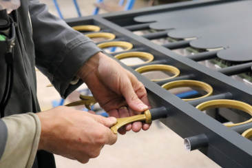 finition portail s&eacute;rie ferronne