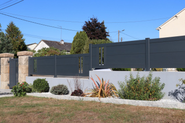 Cl&ocirc;tures anthracite 