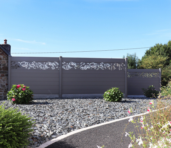 Cl&ocirc;ture PAMPILLE d&eacute;co PLUIE