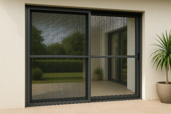 Moustiquaire sur Baie vitrée