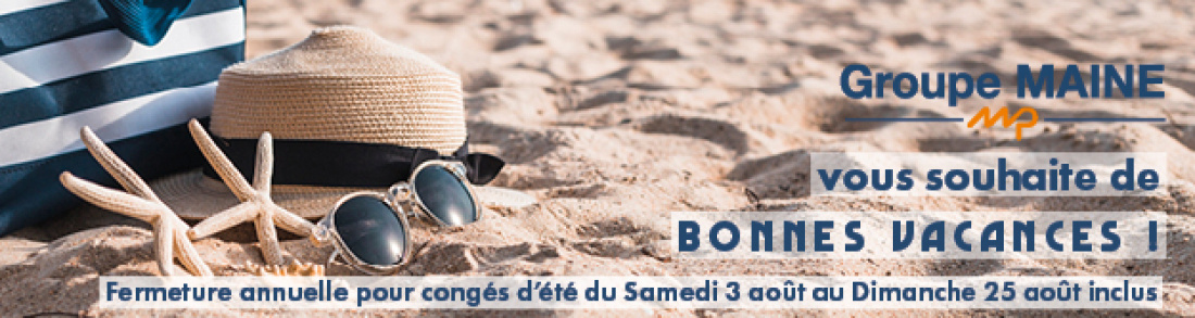 Bandeau cong&eacute;s d'&eacute;t&eacute; 2024