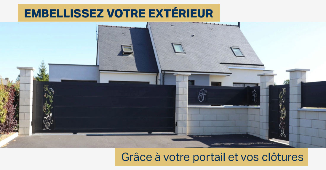 Sublimez vos extérieurs en faisant le bon choix de portail